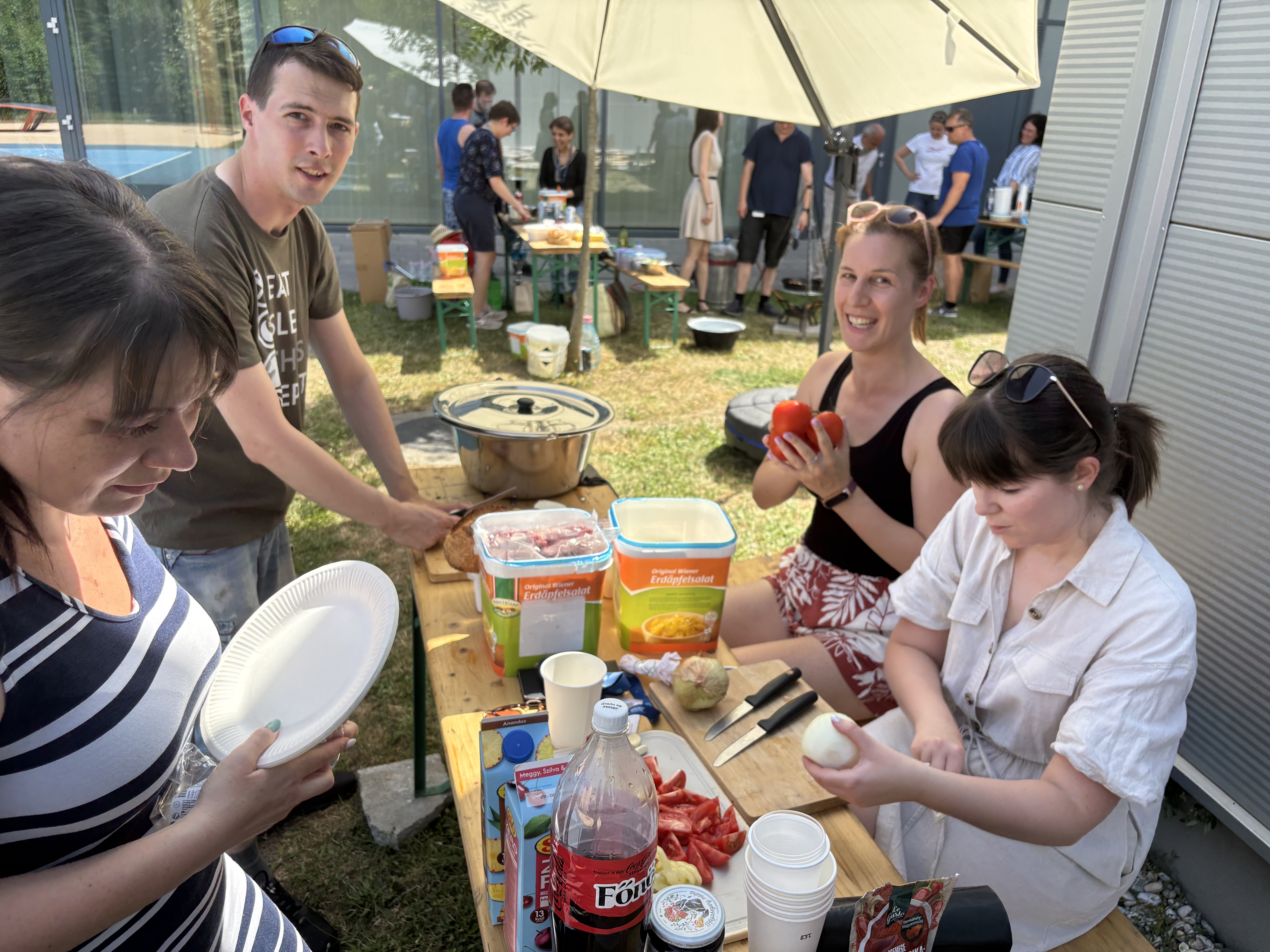 Németh Melinda, Pátkainé Bende Anna, Jenei Szonja és Suhajda Attila